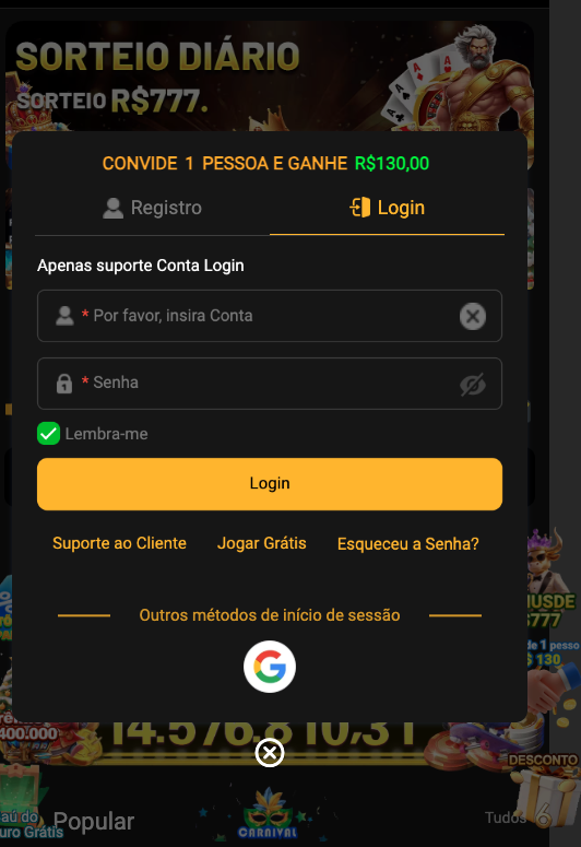 Aplicativo móvel onebet
